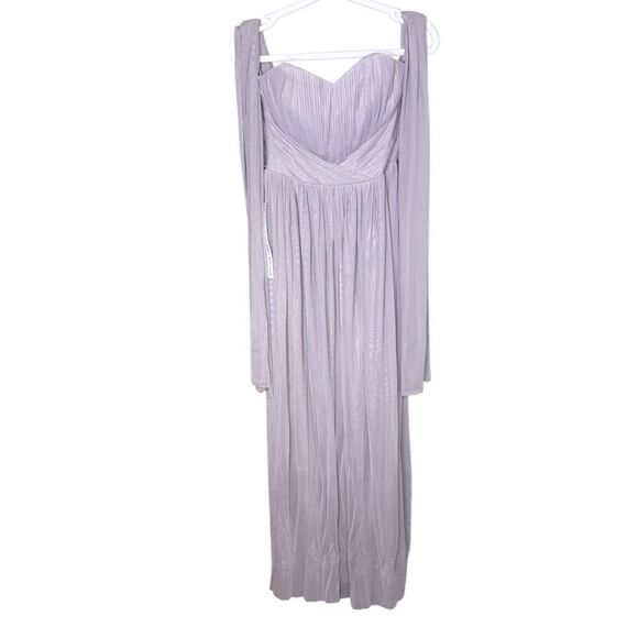 NWT Lipsy Bridesmaid multiway maxi dress in lavender size 2 - Picture 5 of 14